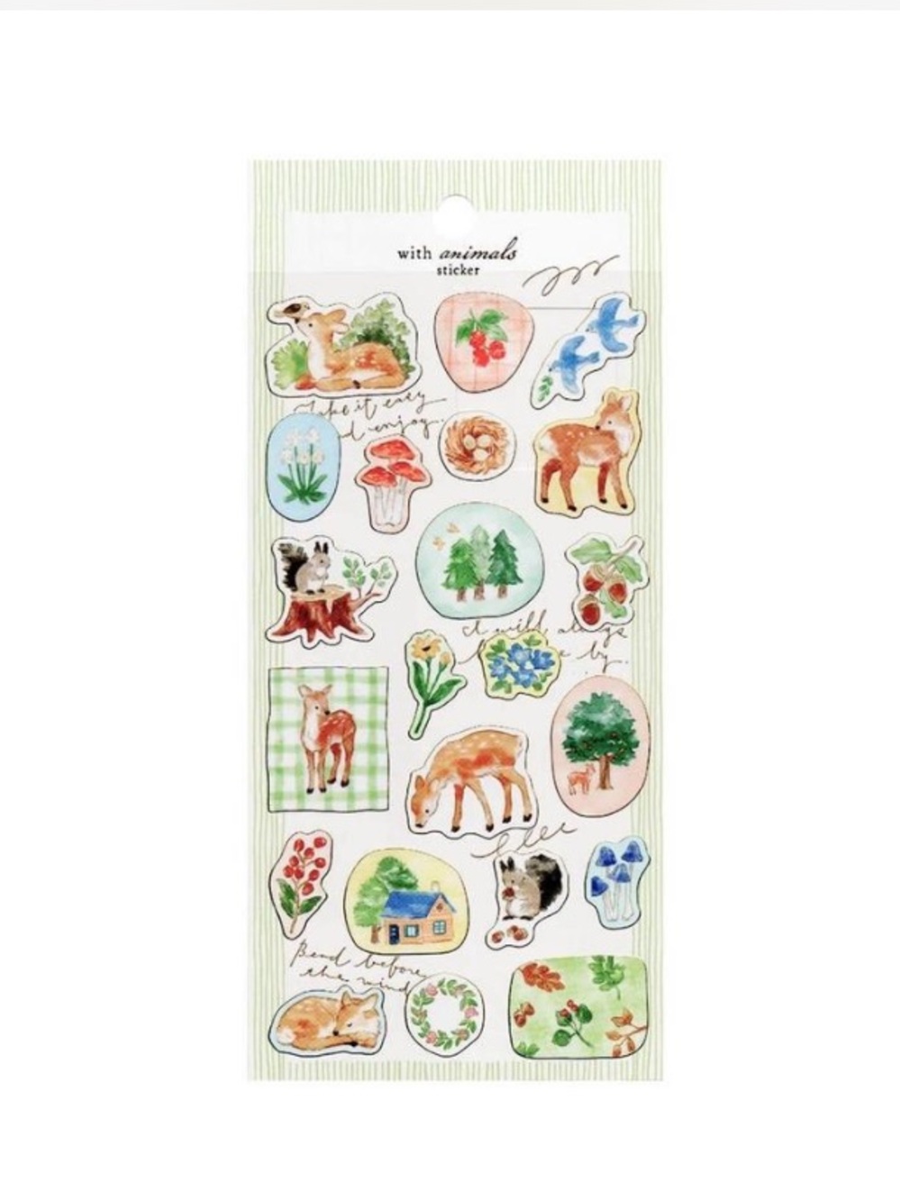Mind Wave "With Animals" Sticker Sheet - Deer